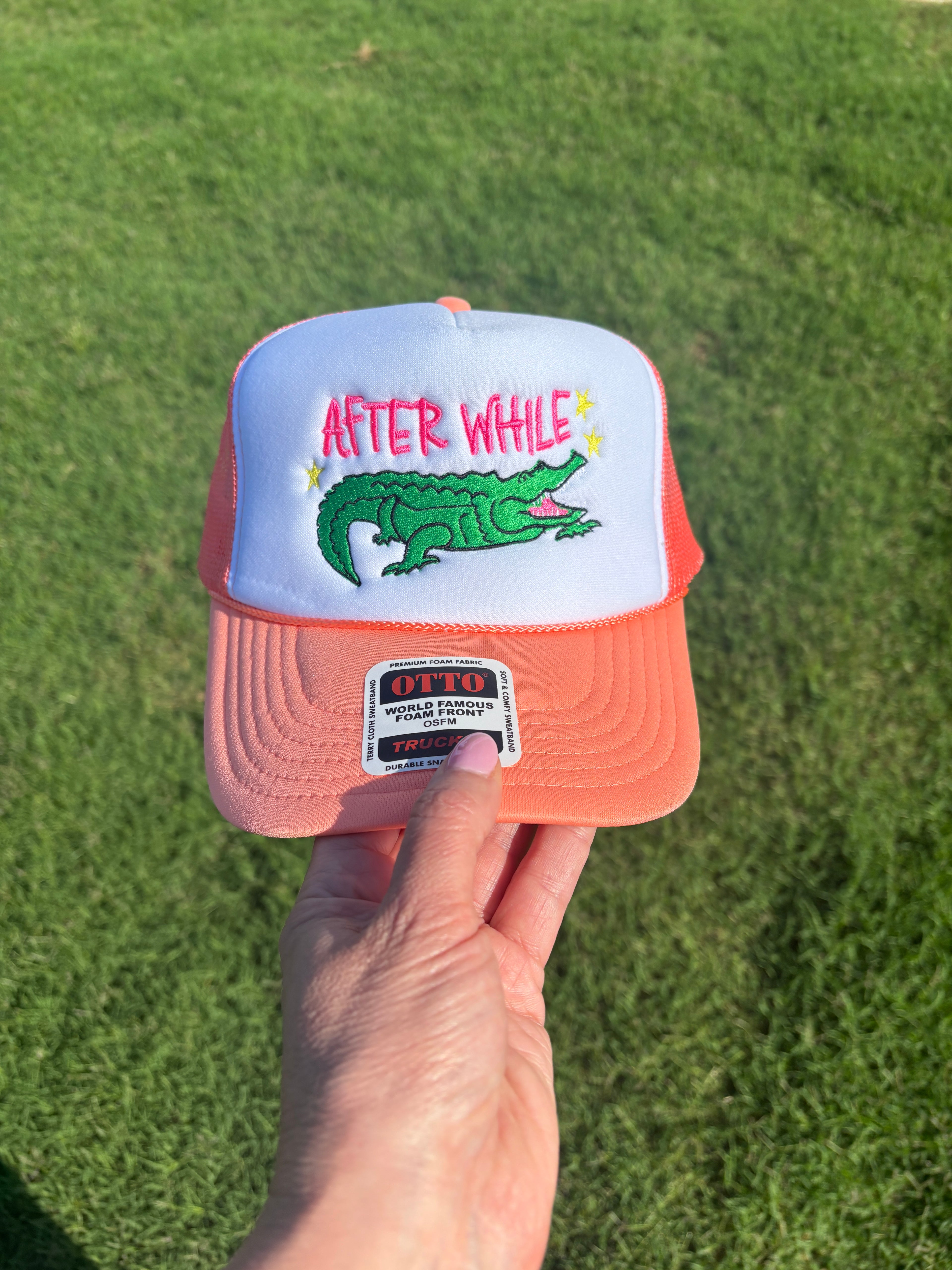 After While |  Foam Front Trucker Hat with Adjustable Snap Back