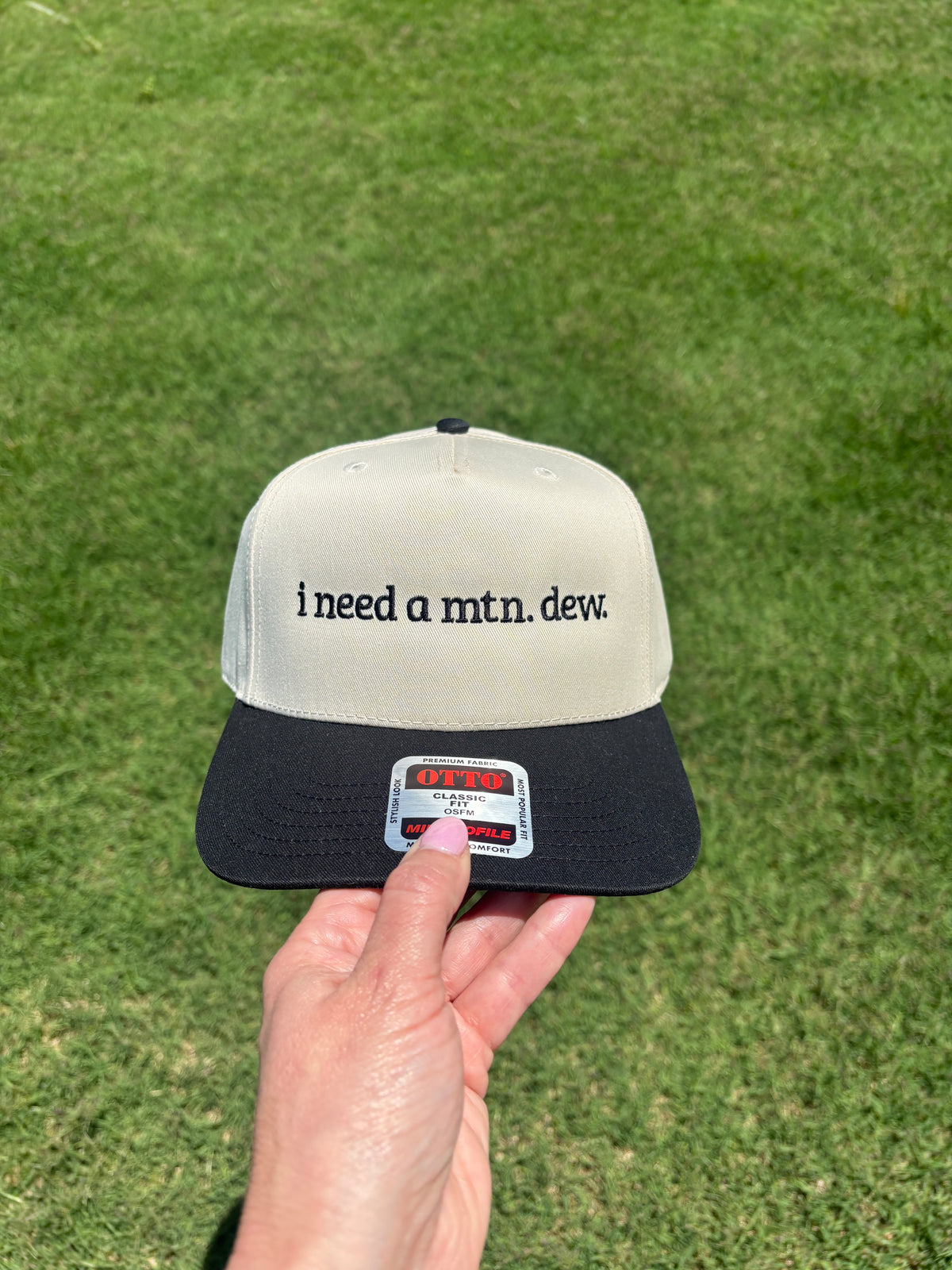 I Need a Mtn. Dew Trucker Hat with Adjustable Snap Back