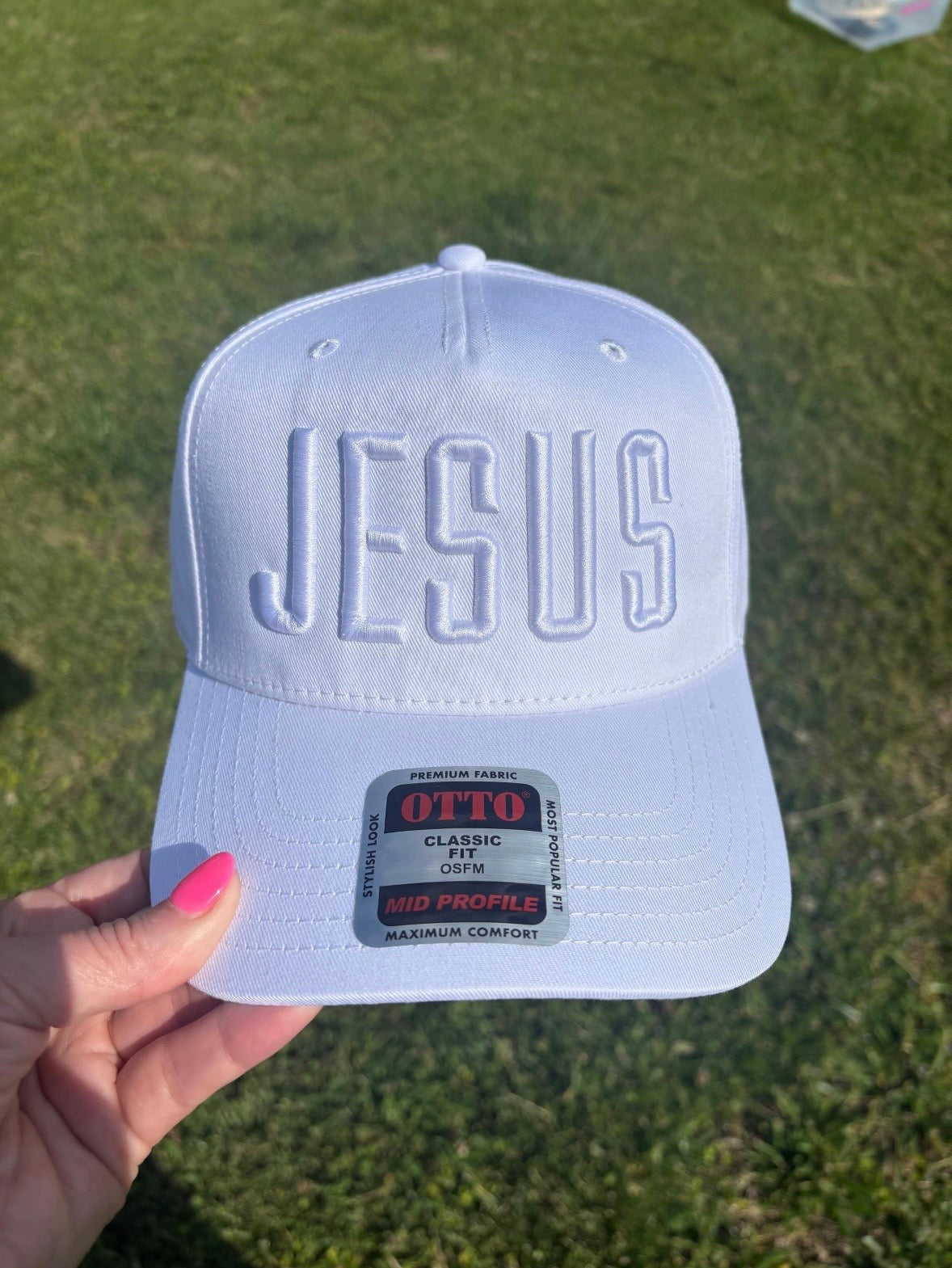 Jesus 3D Puff Any Color Embroidery SnapBack Hat Ball Cap