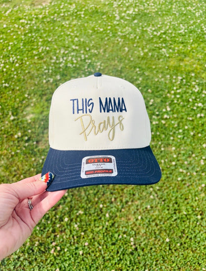 This Mama Prays Ball Cap Adjustable Snap Back