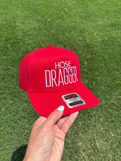 Hose Dragger Custom Embroidered Trucker Hat