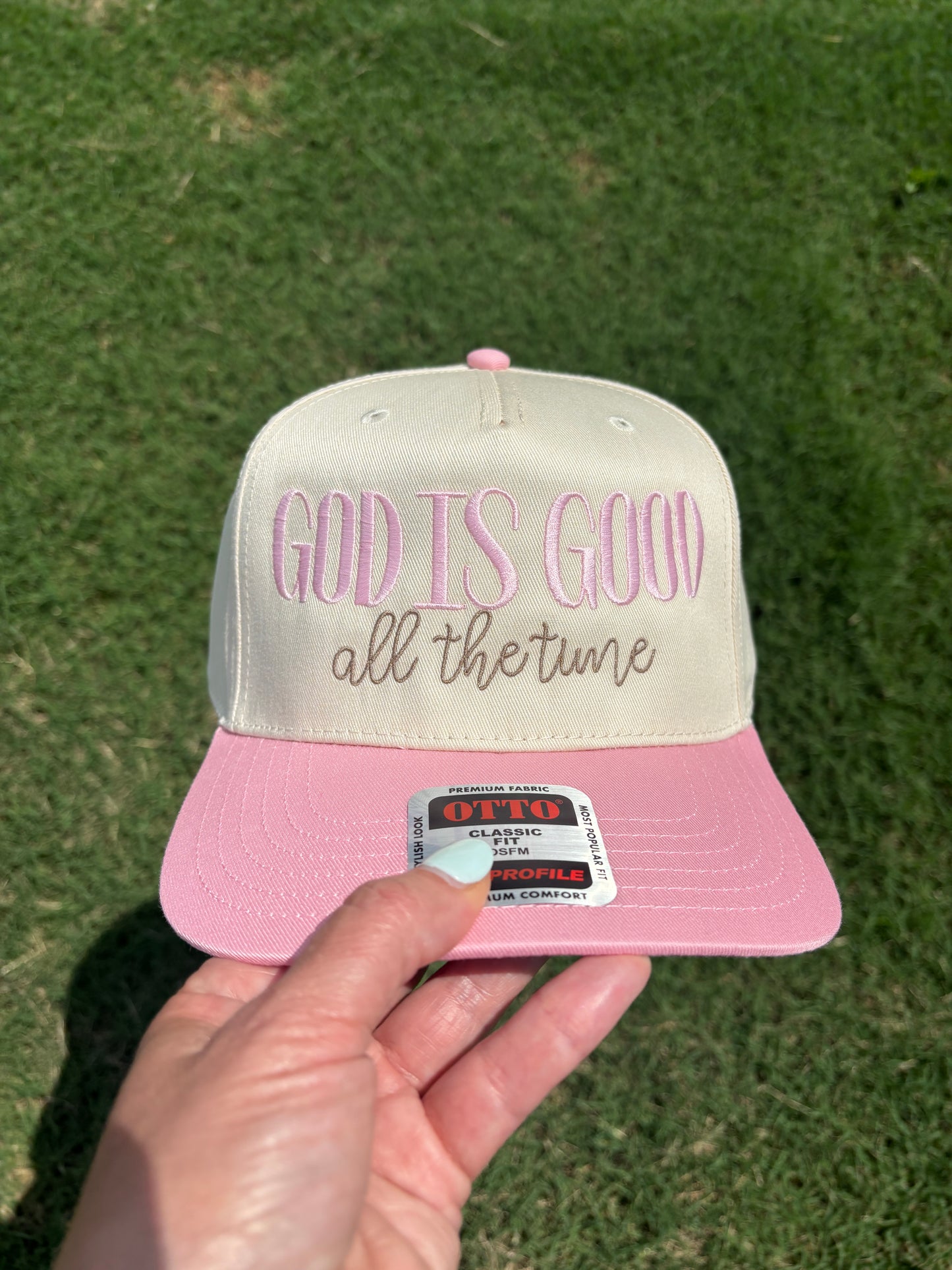 God is Good All the Time Ball Cap Adjustable Snap Back