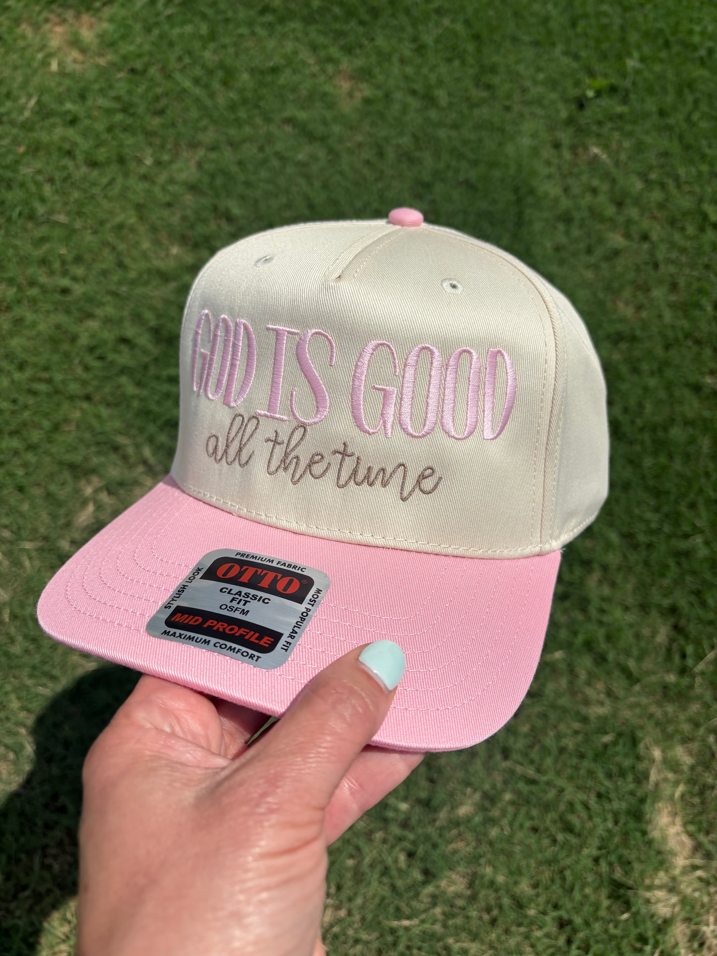 God is Good All the Time Ball Cap Adjustable Snap Back