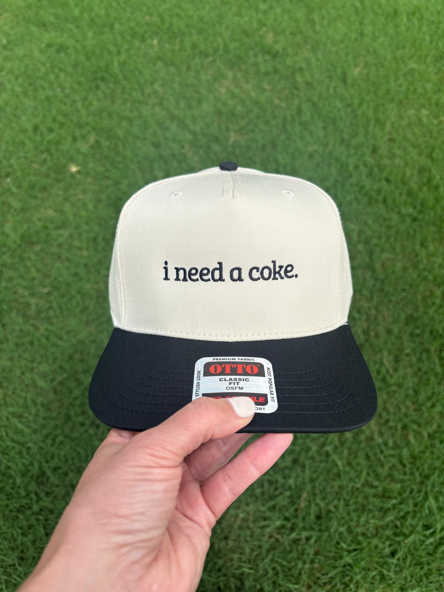 I Need a Coke Trucker Hat with Adjustable Snap Back