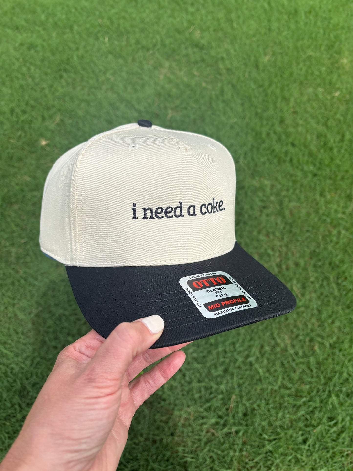 I Need a Coke Trucker Hat with Adjustable Snap Back