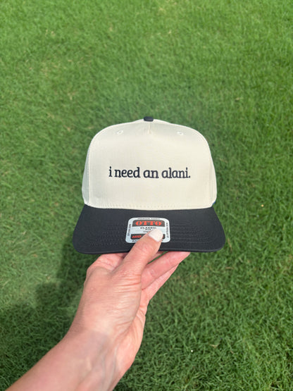 I Need an Alani Trucker Hat with Adjustable Snap Back