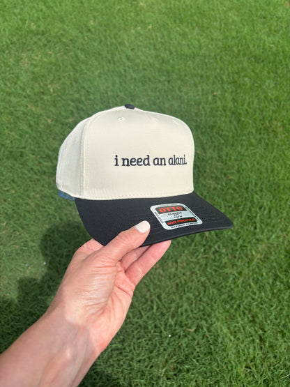 I Need an Alani Trucker Hat with Adjustable Snap Back