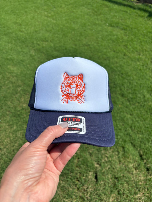 Custom Tiger Head SnapBack Ball Cap