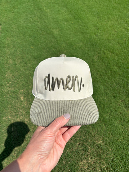 Amen Ball Cap Adjustable Snap Back