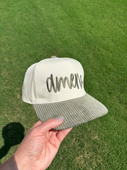 Amen Ball Cap Adjustable Snap Back