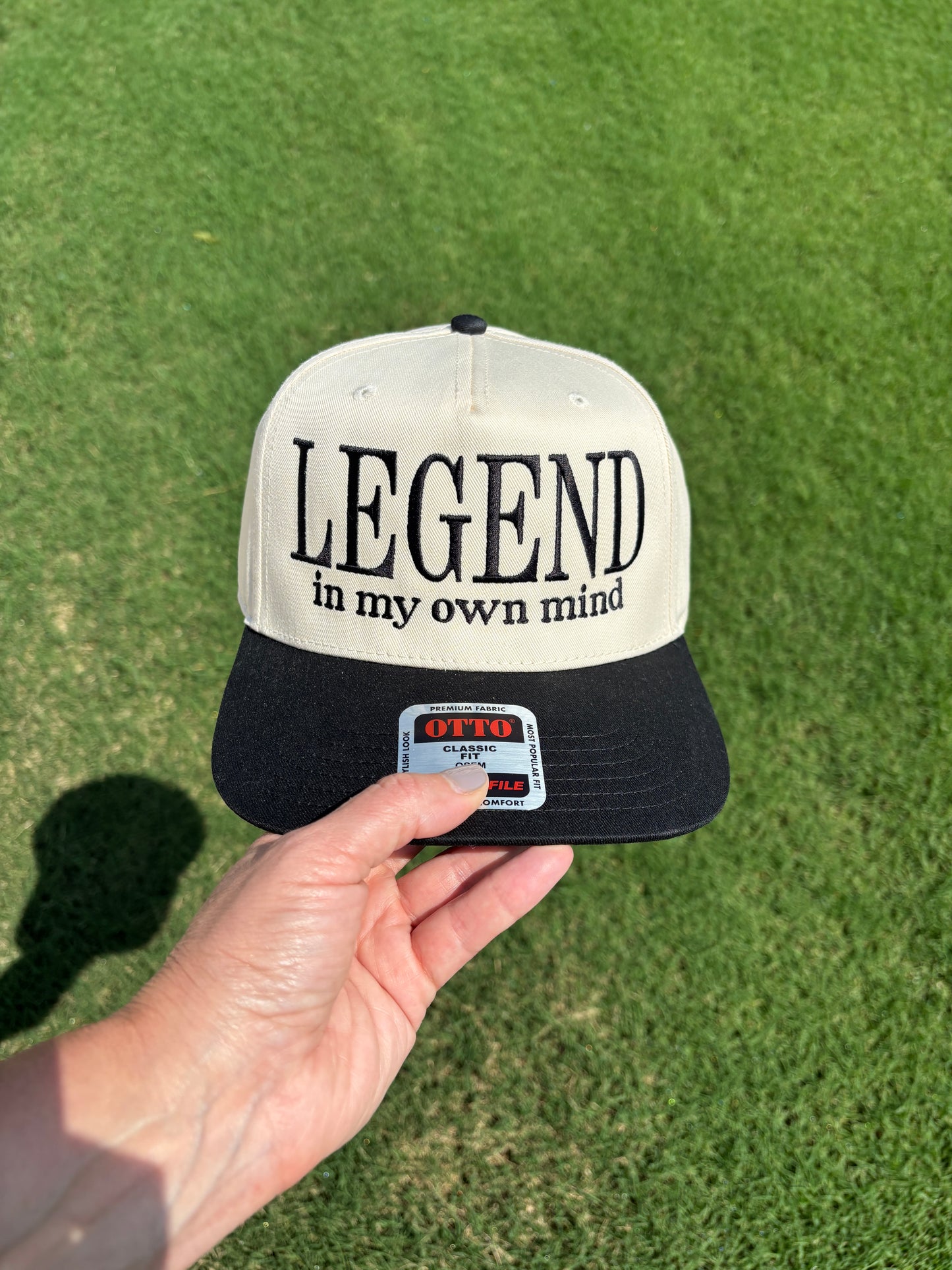 Legend in My Own Mind Trucker Hat with Adjustable Snap Back
