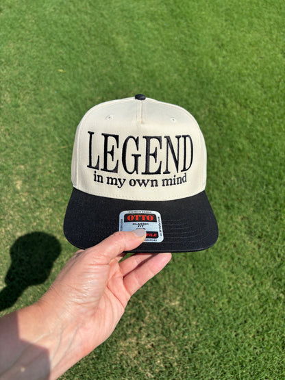 Legend in My Own Mind Trucker Hat with Adjustable Snap Back