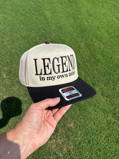 Legend in My Own Mind Trucker Hat with Adjustable Snap Back