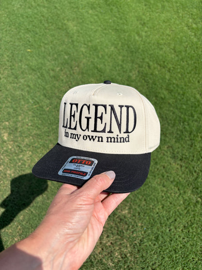 Legend in My Own Mind Trucker Hat with Adjustable Snap Back