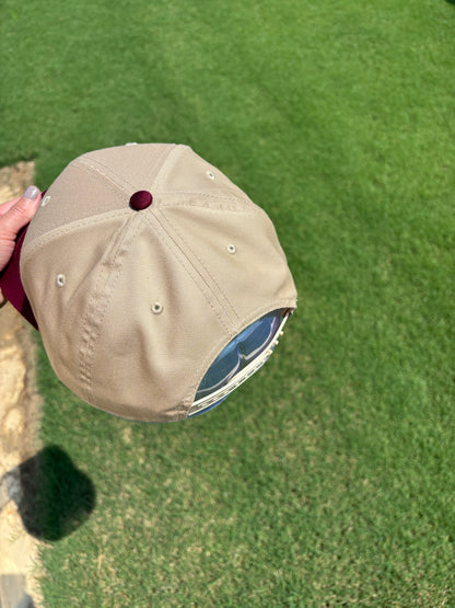 Magnolia Swag Bloom Where You're Planted Flowers Hat with Adjustable Snap Back