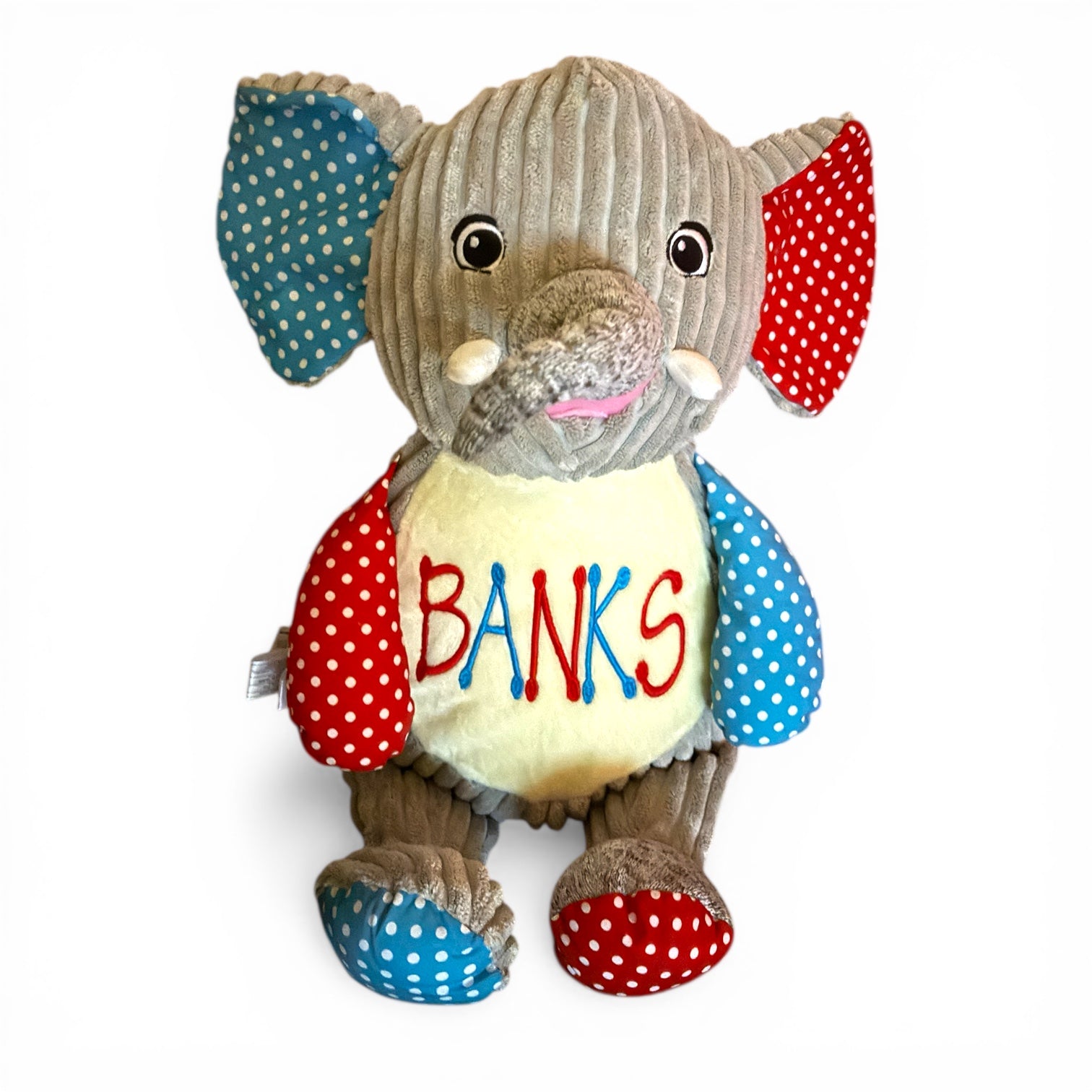 Cubbies Sensory Elephant Your Name Custom Embroidered