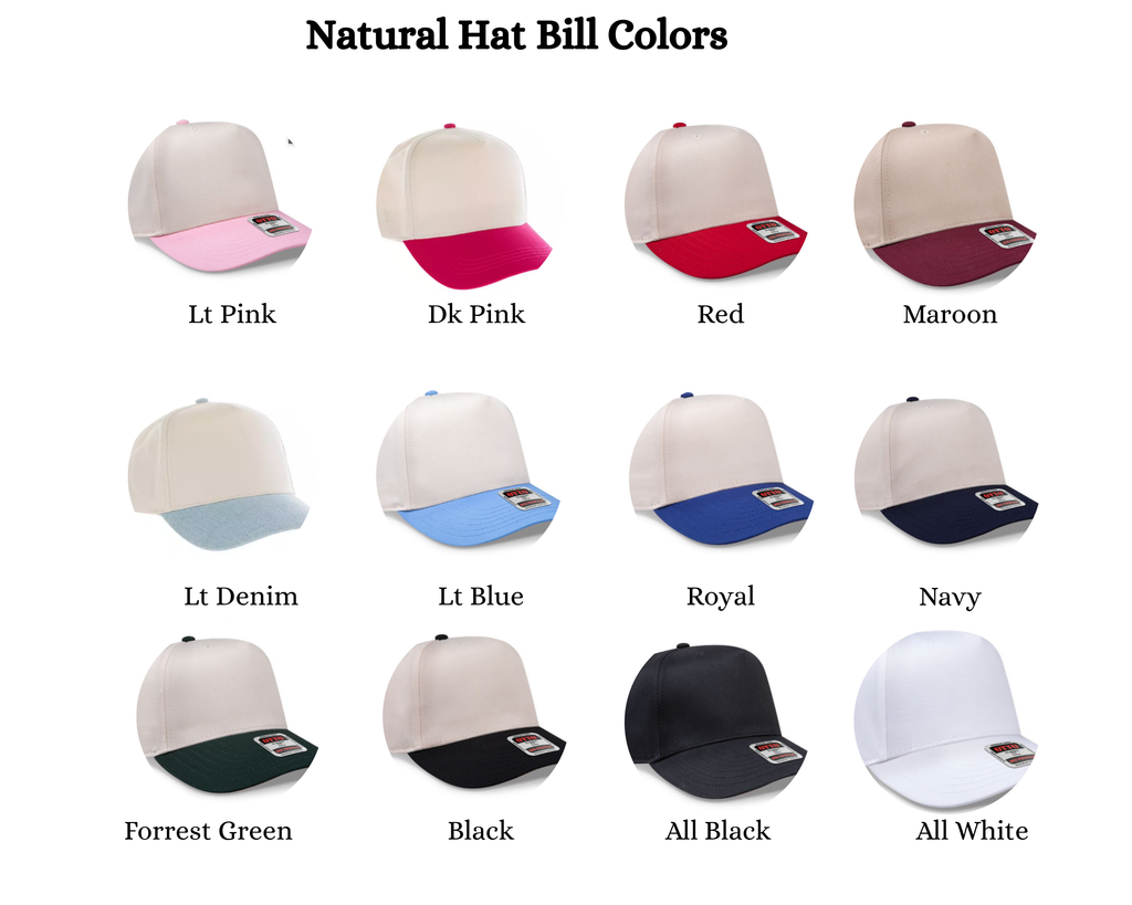 Embroidered The 19th Hole Funny Golf Drinking Hat Ball Cap Choose Your Bill and Thread Color  Adjustable Snap Back
