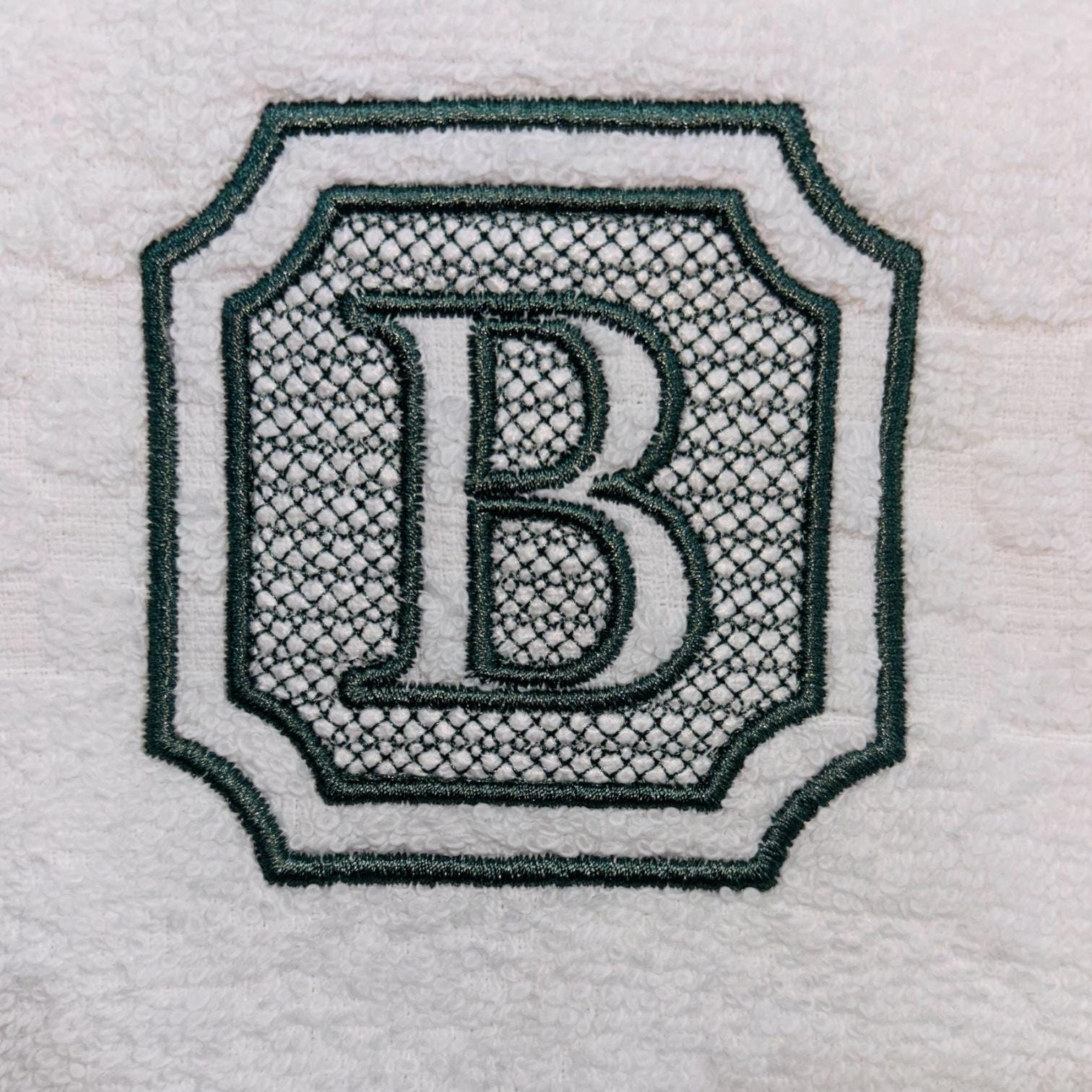 Monogram Letter Embroidered Towel or Towel Set Perfect Personalized Wedding Gift Embroidered Wedding Gift Bridal Shower Gift