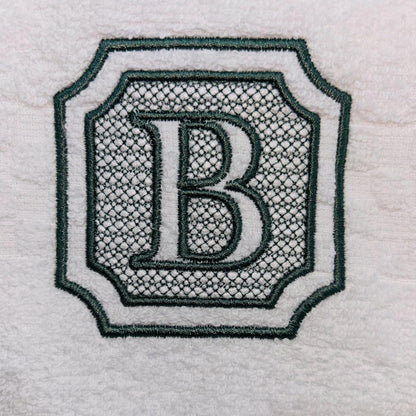 Monogram Letter Embroidered Towel or Towel Set Perfect Personalized Wedding Gift Embroidered Wedding Gift Bridal Shower Gift