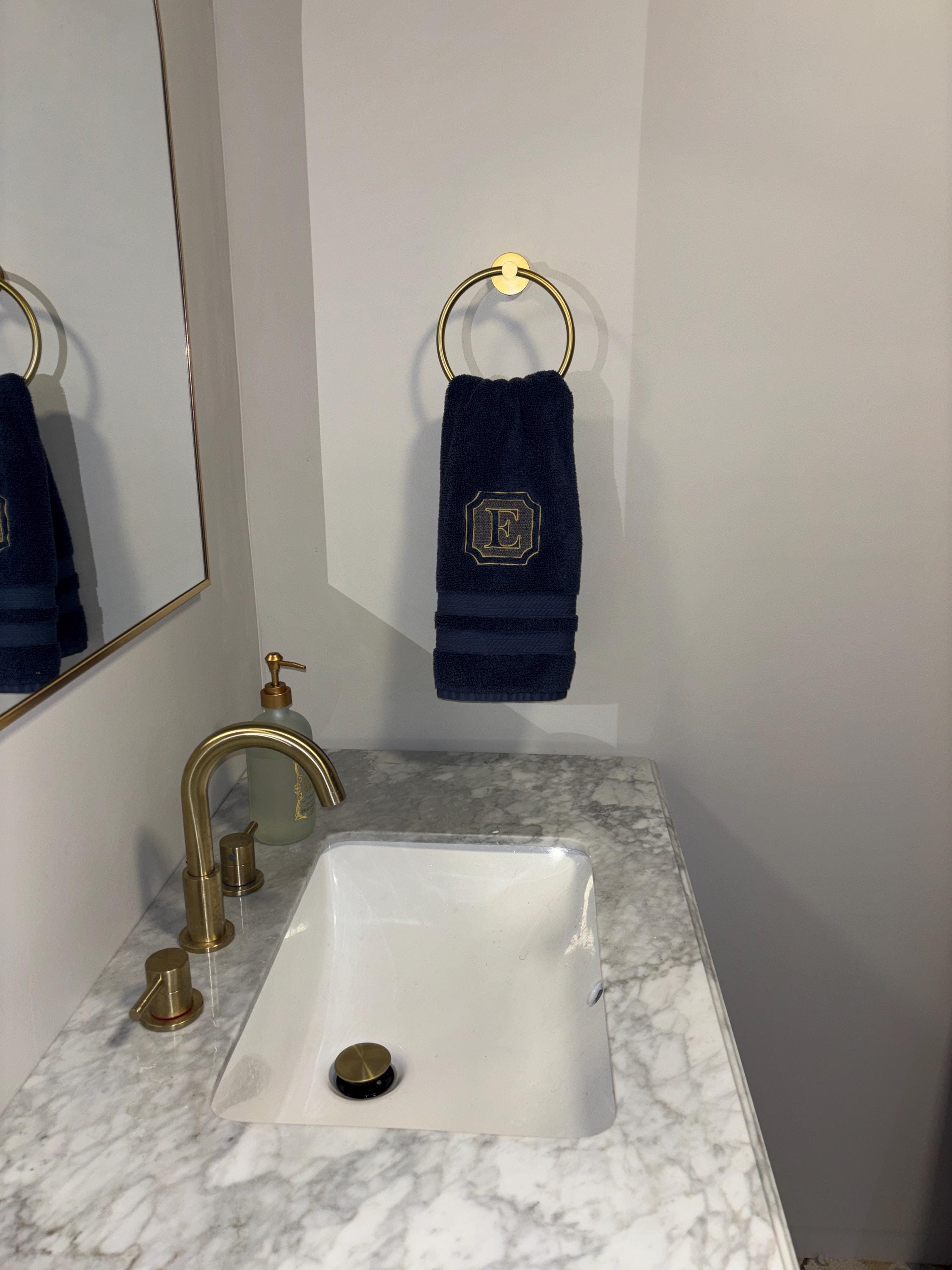 Monogram Letter Embroidered Towel or Towel Set Perfect Personalized Wedding Gift Embroidered Wedding Gift Bridal Shower Gift