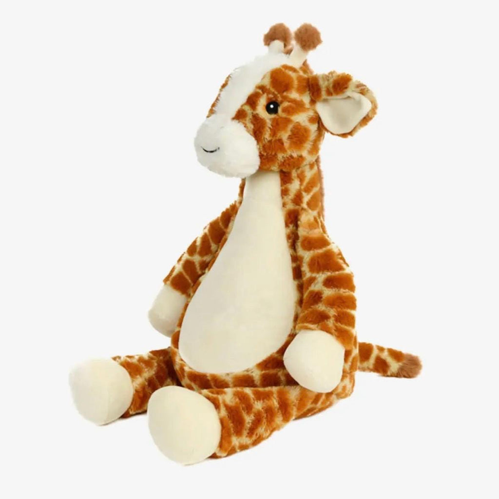 Cubbies Personalized Giraffe Stuffed Animal with Removable Cover Custom Embroidered Name on Belly