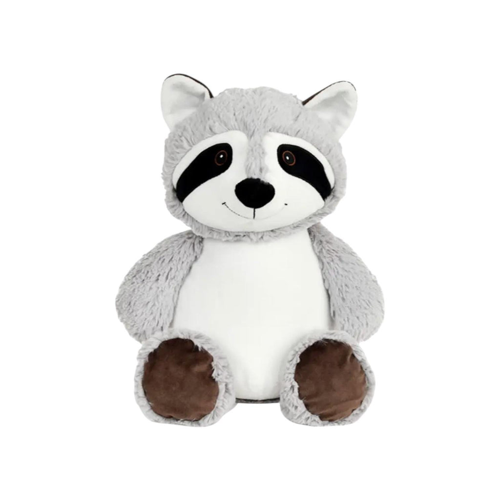 Cubbies Personalized Raccoon Stuffed Animal with Removable Cover Custom Embroidered Name on Belly