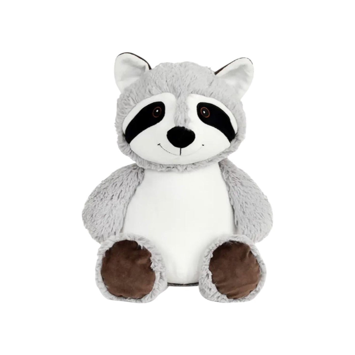 Cubbies Personalized Raccoon Stuffed Animal with Removable Cover Custom Embroidered Name on Belly