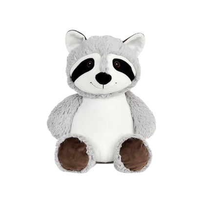 Cubbies Personalized Raccoon Stuffed Animal with Removable Cover Custom Embroidered Name on Belly