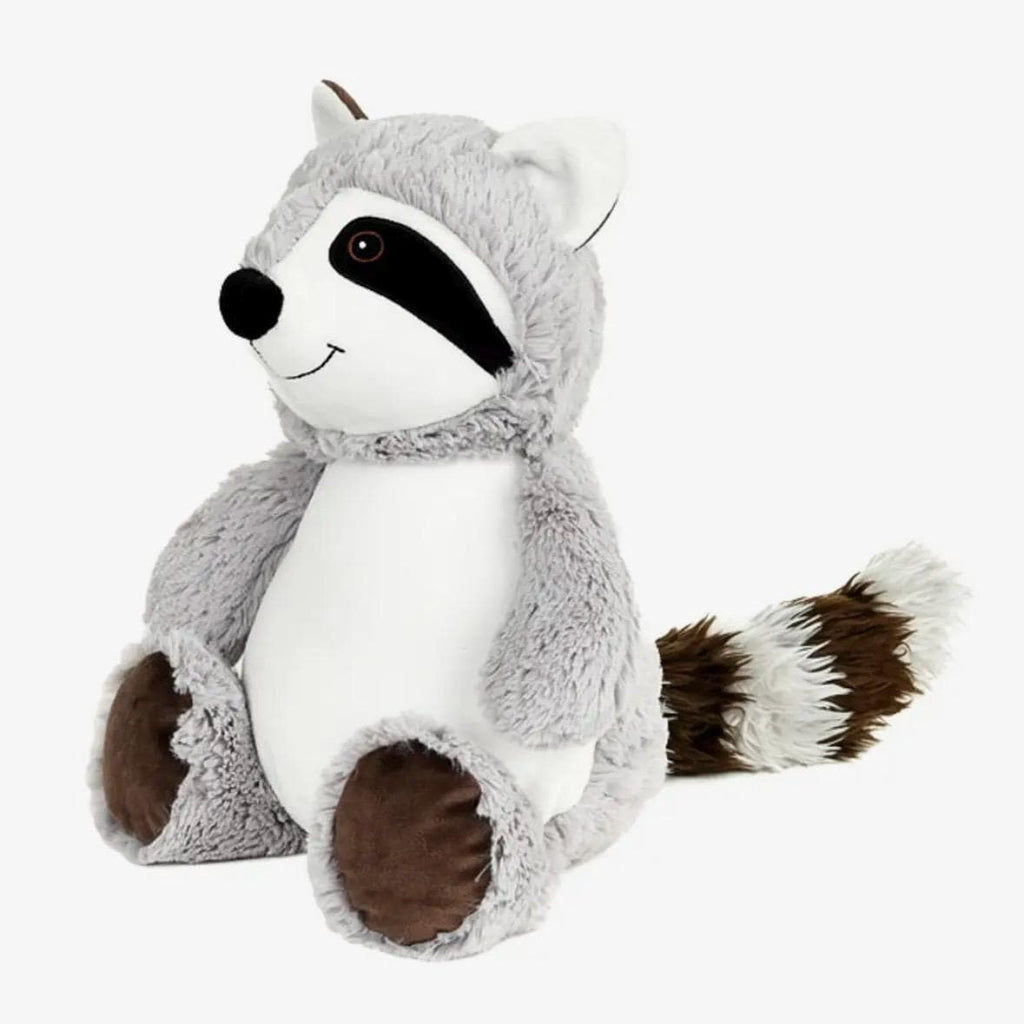 Cubbies Personalized Raccoon Stuffed Animal with Removable Cover Custom Embroidered Name on Belly