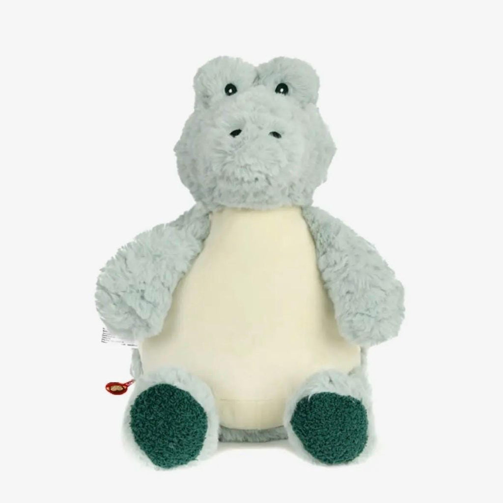 Personalized Alligator Stuffed Animal with Removable Cover Custom Embroidered Name