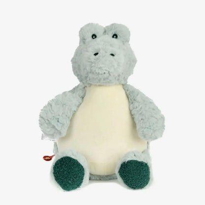 Personalized Alligator Stuffed Animal with Removable Cover Custom Embroidered Name