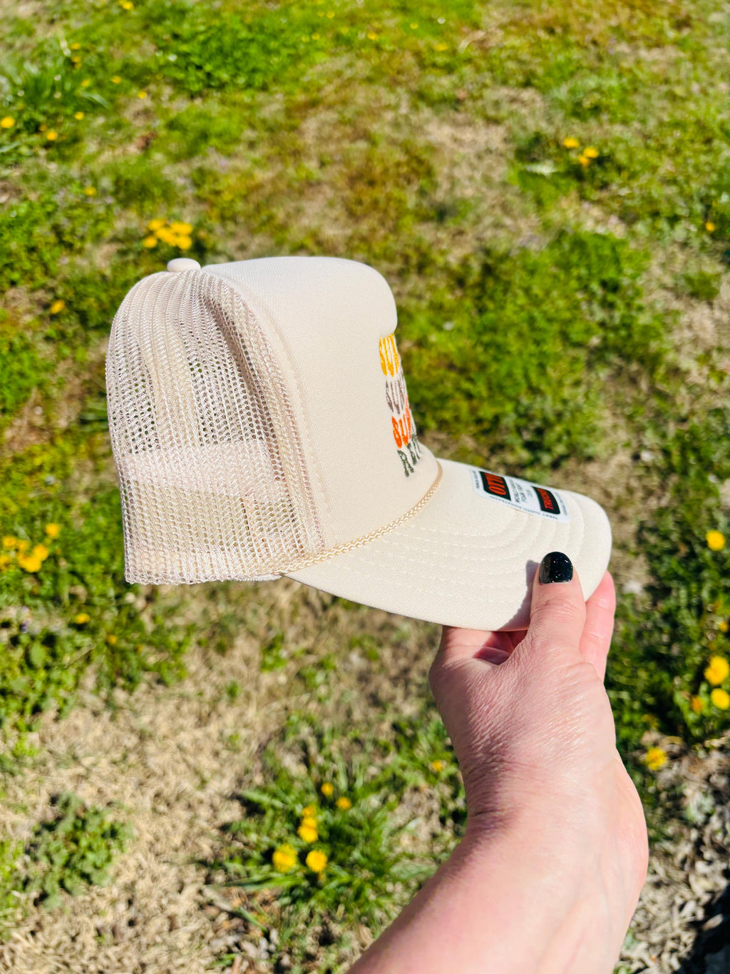 Sunrise Sunburn Sunset Repeat Foam Front Trucker Hat with Adjustable Snap Back