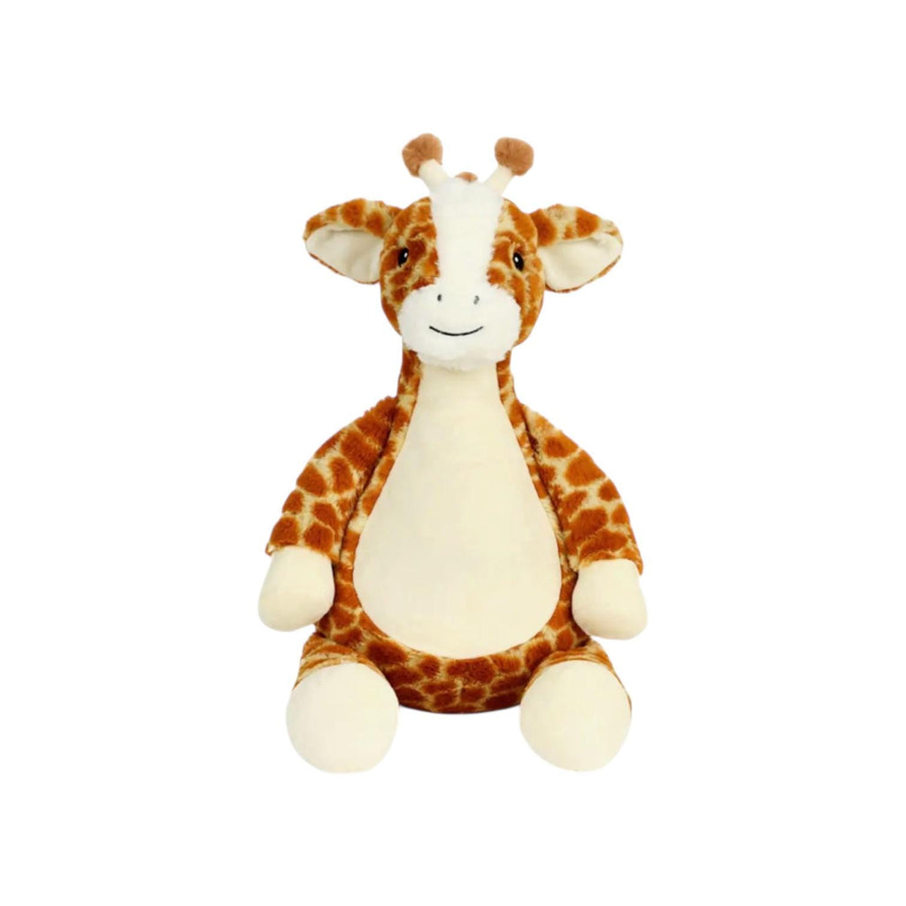 Cubbies Personalized Giraffe Stuffed Animal with Removable Cover Custom Embroidered Name on Belly