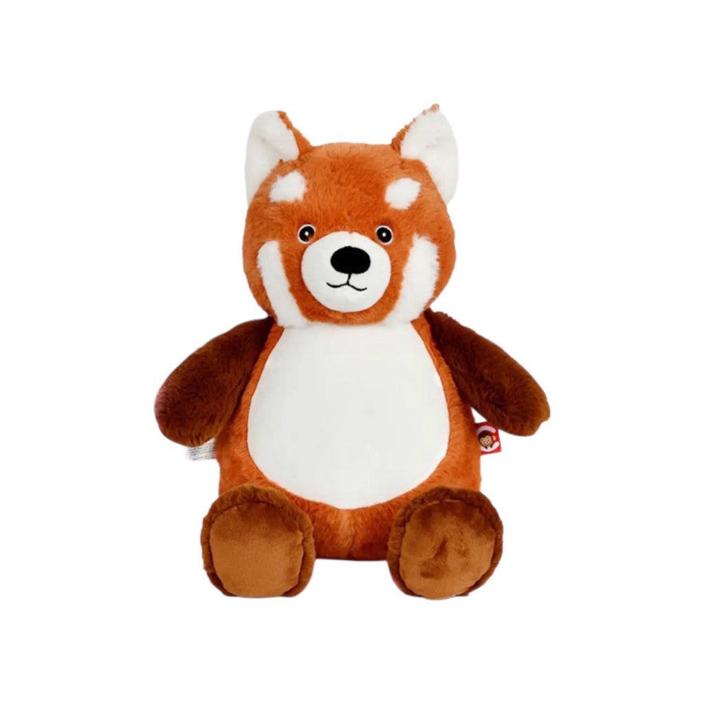Cubbies Personalized Red Panda Stuffed Animal with Removable Cover Custom Embroidered Name on Belly