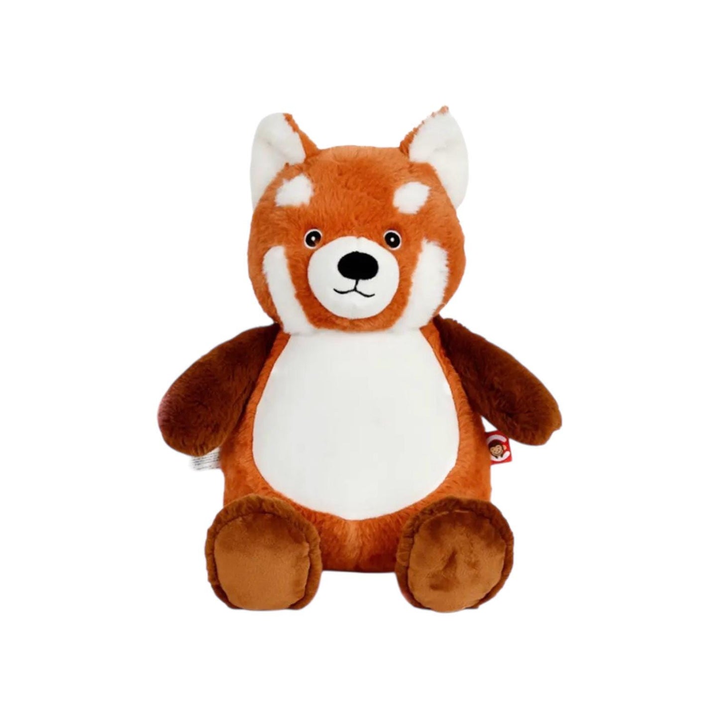 Cubbies Personalized Red Panda Stuffed Animal with Removable Cover Custom Embroidered Name on Belly