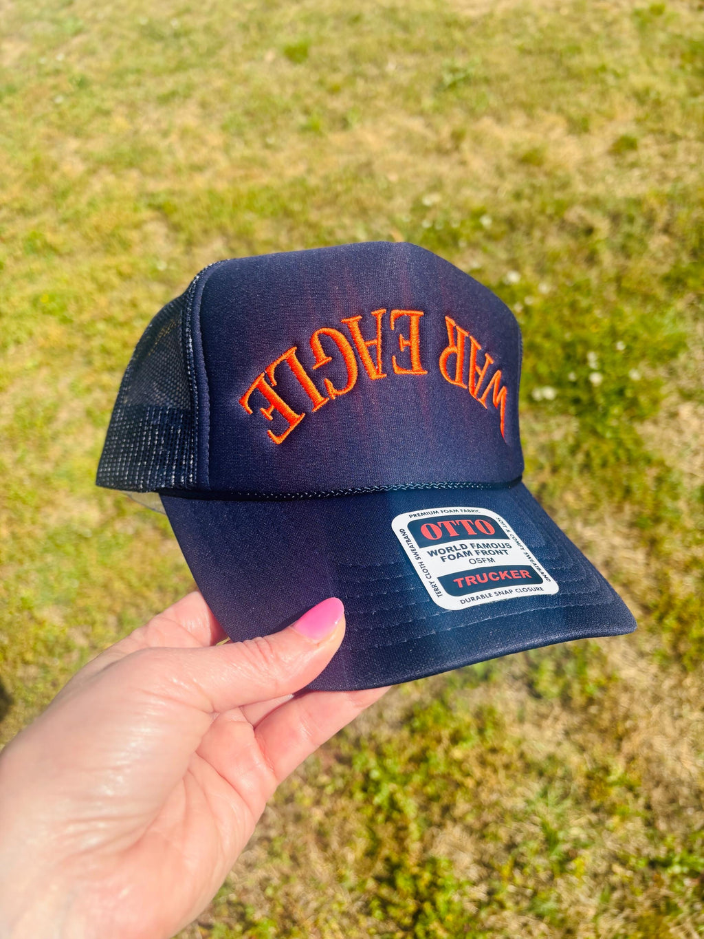 Custom - Any Team Any Color - War Eagle SnapBack Trucker Hat Ball Cap