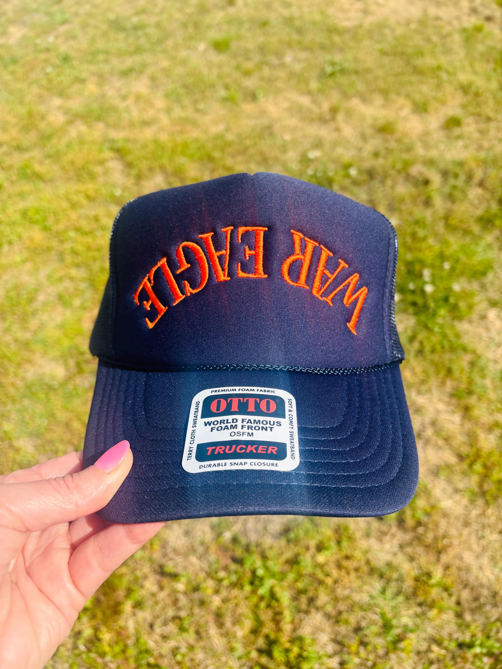 Custom - Any Team Any Color - War Eagle SnapBack Trucker Hat Ball Cap