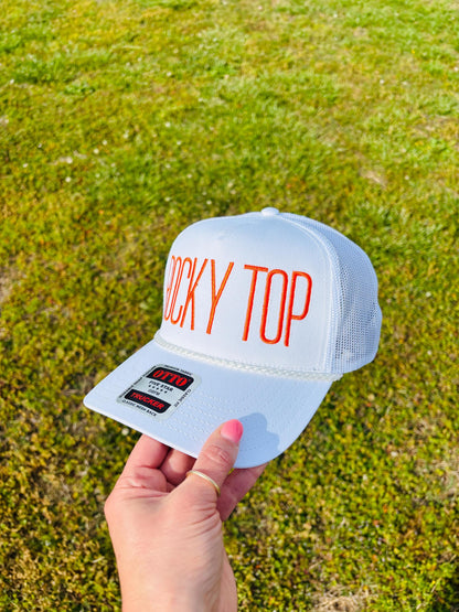 Custom - Any Team Any Color - Rocky Top SnapBack Trucker Hat Ball Cap