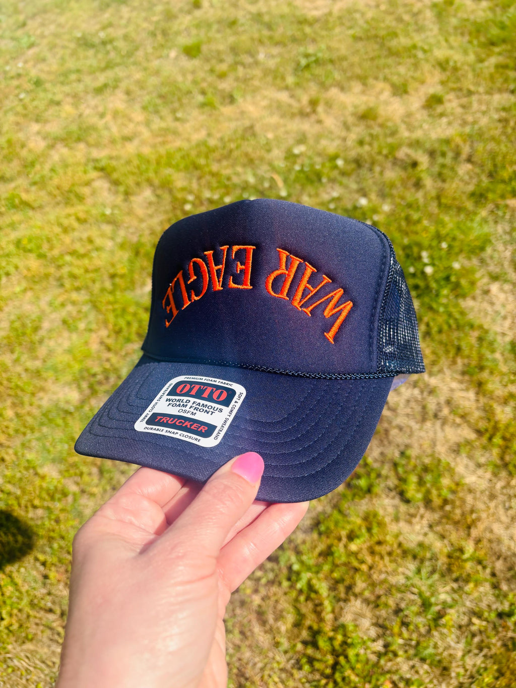 Custom - Any Team Any Color - War Eagle SnapBack Trucker Hat Ball Cap