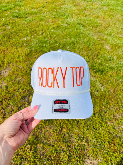 Custom - Any Team Any Color - Rocky Top SnapBack Trucker Hat Ball Cap