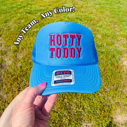 Custom 3D Puff Embroidery Trucker Hat  Any Team, Any Color SnapBack Ball Cap