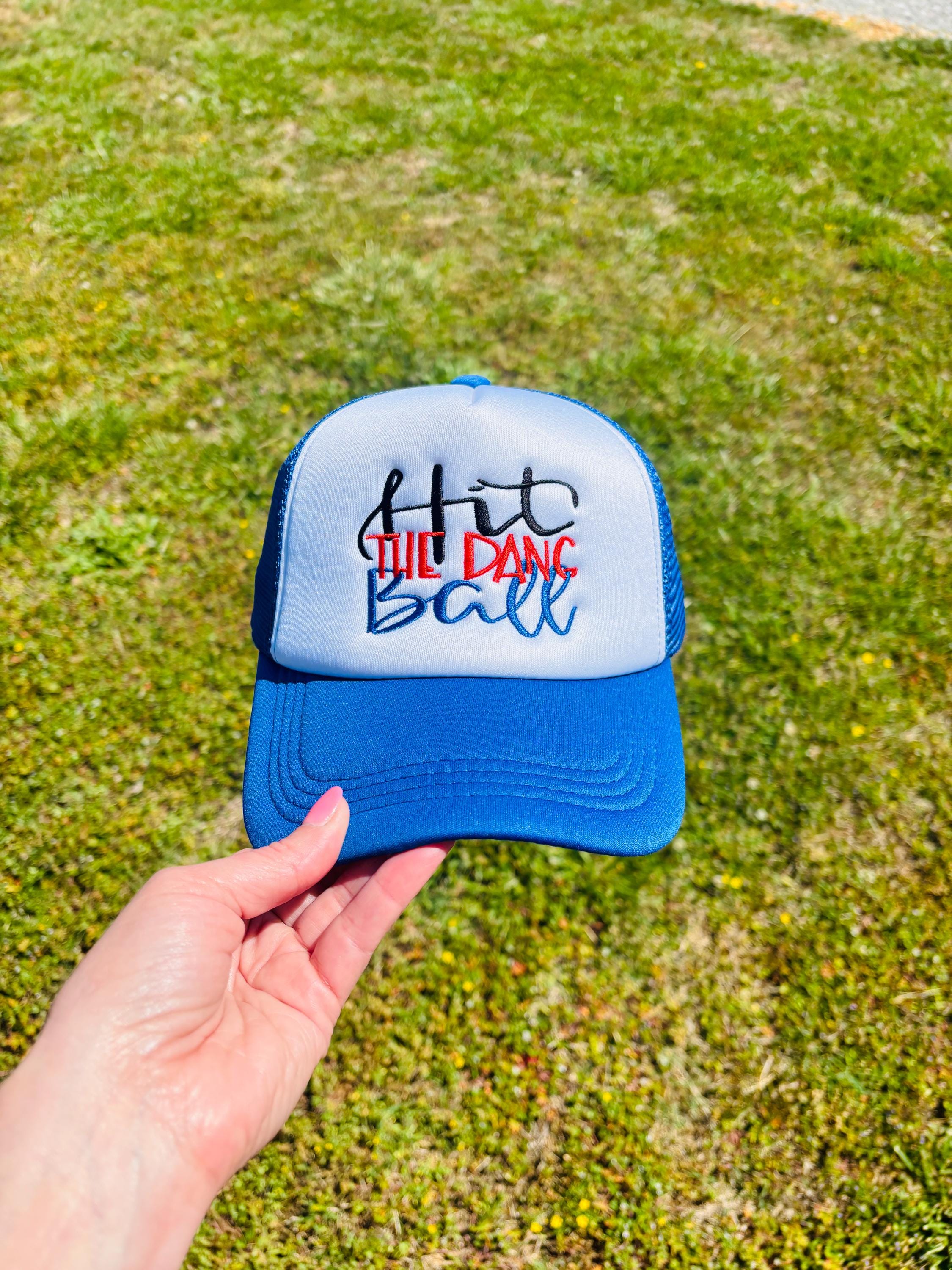 Your Color Choice Hit The Dang Ball SnapBack Trucker Hat Ball Cap