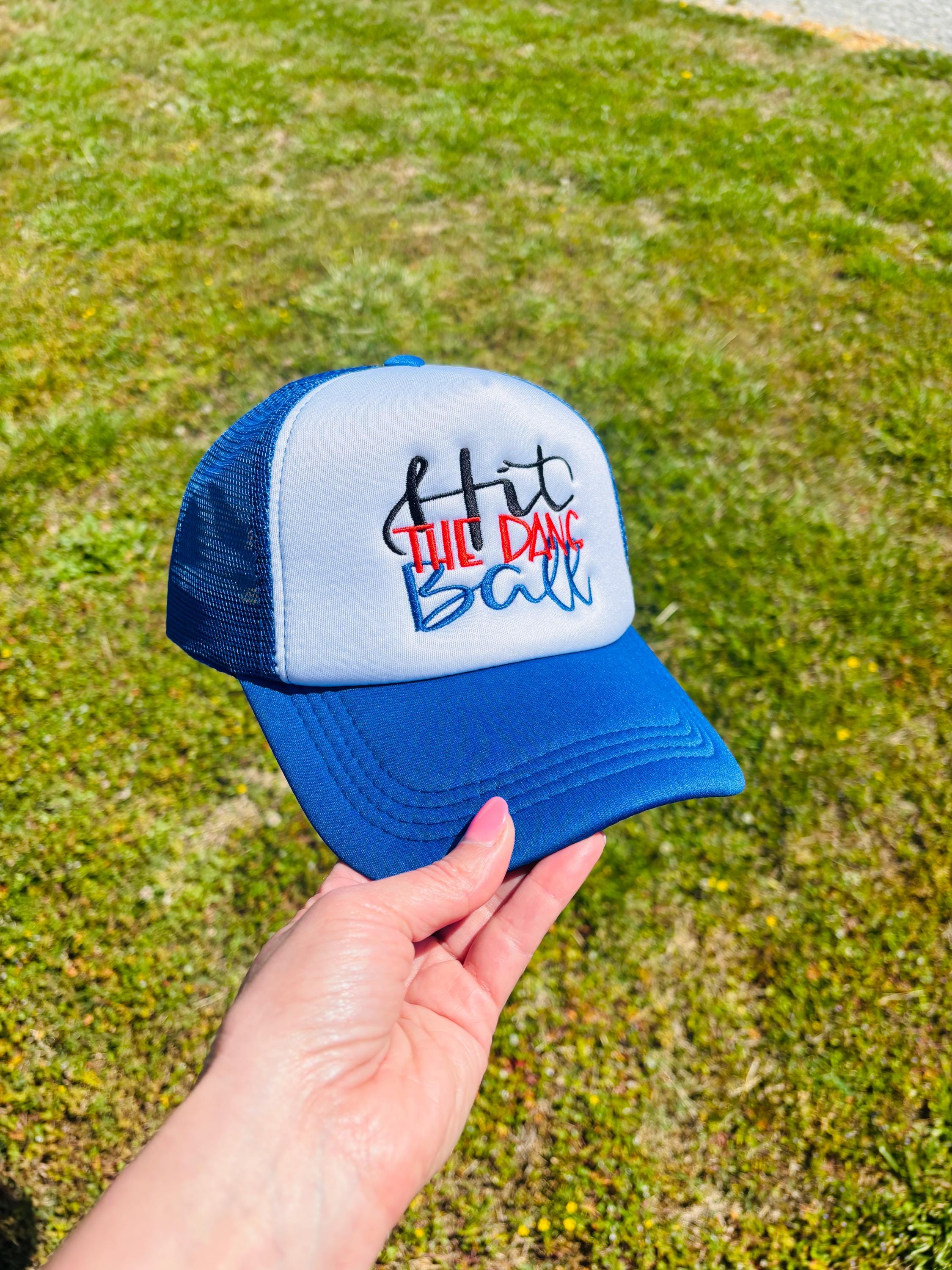 Your Color Choice Hit The Dang Ball SnapBack Trucker Hat Ball Cap