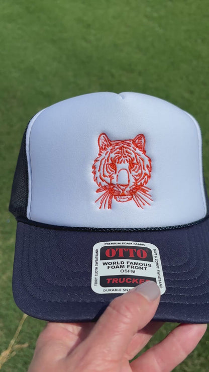 Custom Tiger Head SnapBack Ball Cap