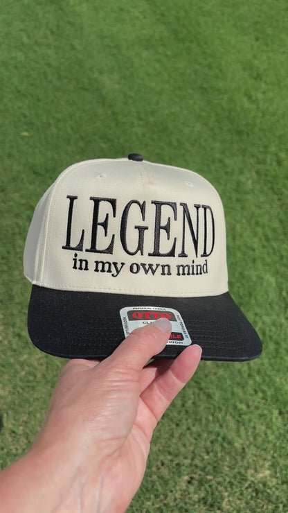 Legend in My Own Mind Trucker Hat with Adjustable Snap Back
