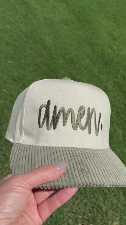 Amen Ball Cap Adjustable Snap Back